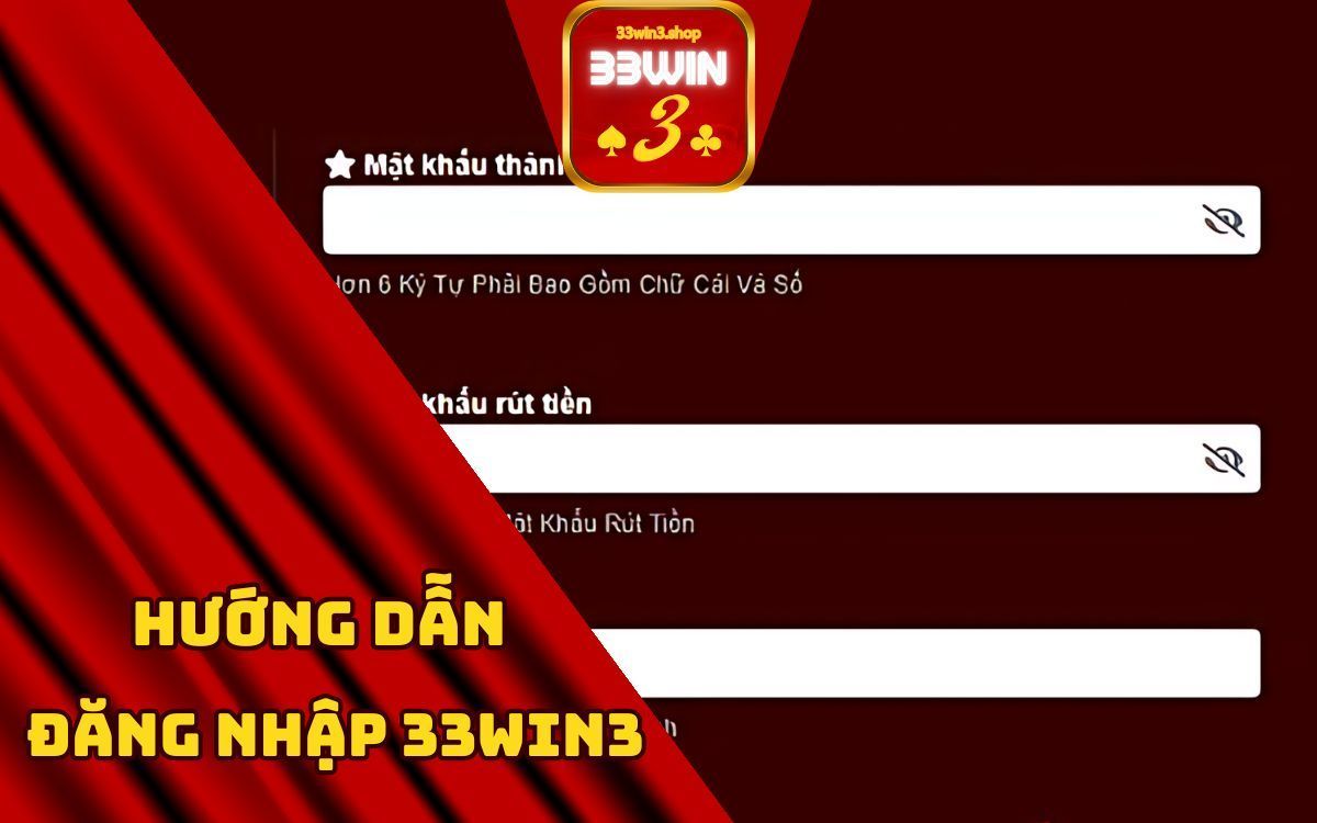 hướng dẫn đăng nhập 33win3